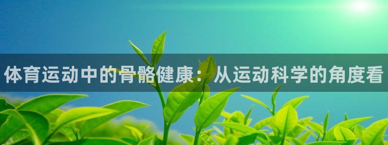 公海赌赌船官方正版app五金厂：体育运动中的骨骼健康