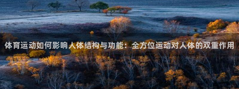 公海赌赌船官方正版app娱乐是那个系列的台子：体育运动如何影
